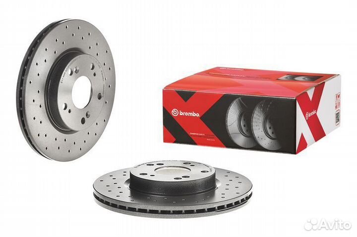 Диск тормозной передний Brembo, 09A4551X