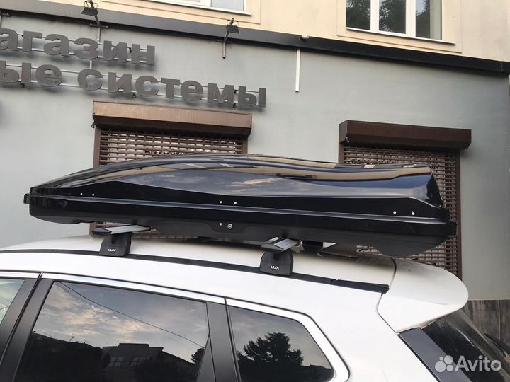 Автобокс багажный Atlant Diamond 500 черный