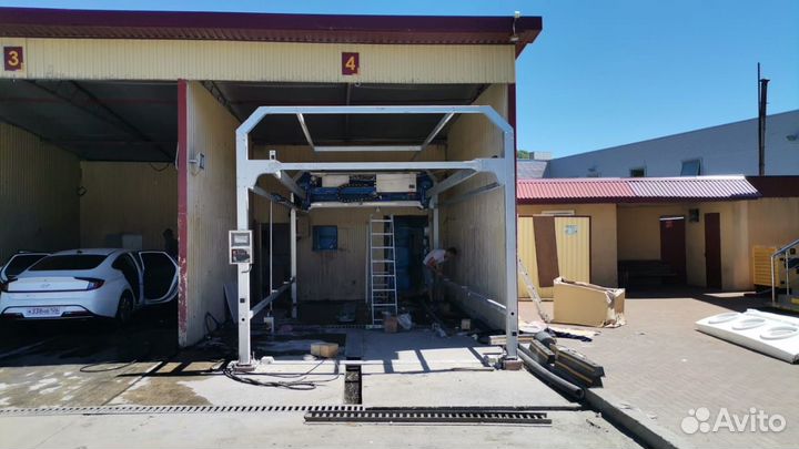 Монтаж роботов-автомоек kolon, sino star и других