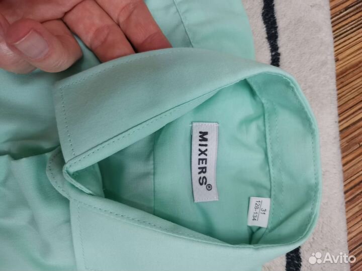 Рубашка на мальчика 128 134 новая