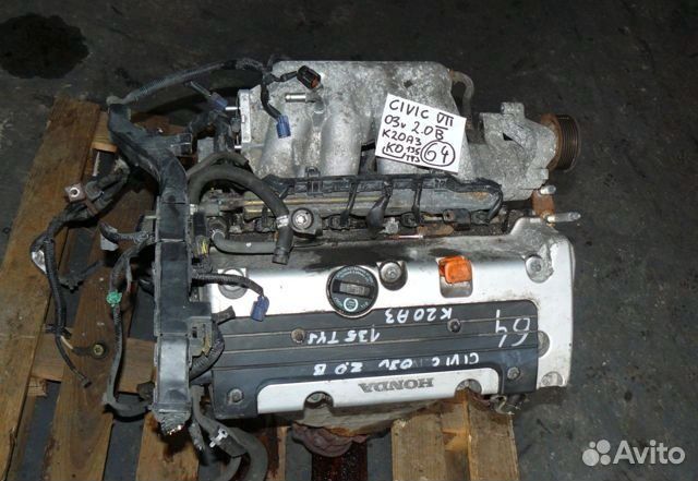 Двигатель Хонда Цивик 8 2.0 K20A3 арт2224