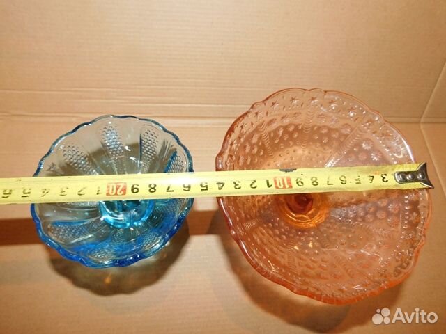2 антикварные, красивые, вазочки-креманки СССР