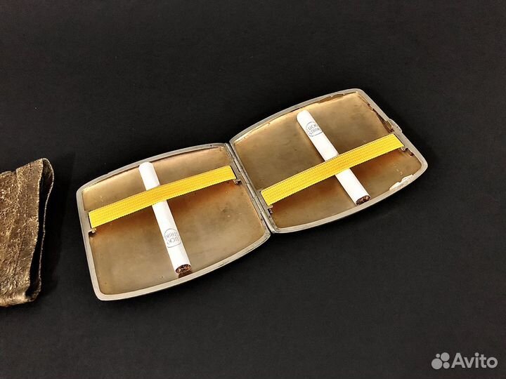 Портсигар антик Австрия серебро 1922-24гг