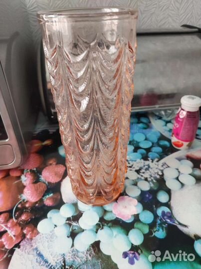 Ваза карамельное стекло СССР