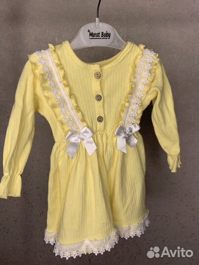 Платье для девочки 80 размер