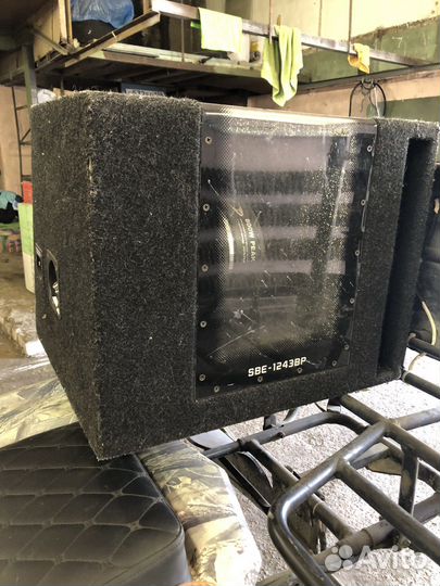 Сабвуфер alpine sbe 1243 bp