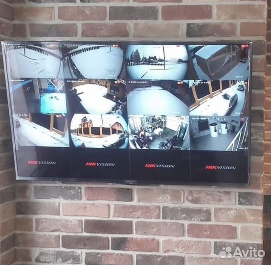 Установка систем видеонаблюдения + домофон