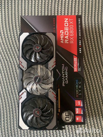 Видеокарта ASRock Radeon RX 6800 XT Phantom Gaming