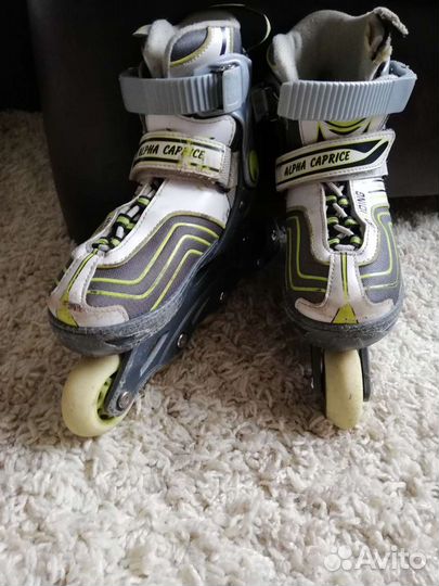 Роликовые коньки детские раздвижные р. 29-32