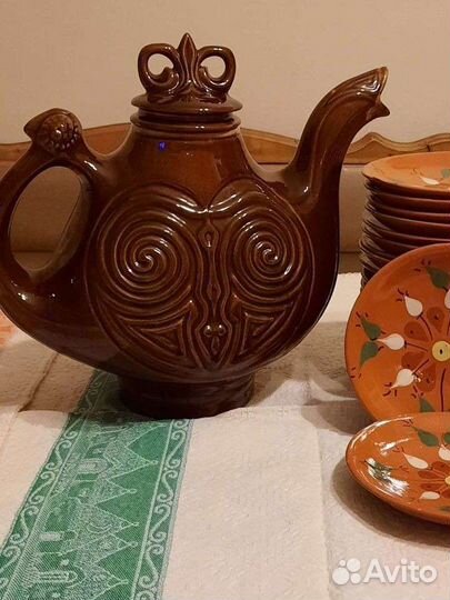 Кувшин и блюда, Большой чайник. ссср. Блюдец нет