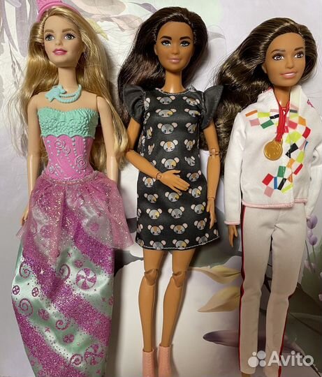 Куклы Barbie mattel made to move