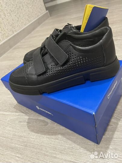 Кеды, туфли для школы kotofey, натуральная кожа