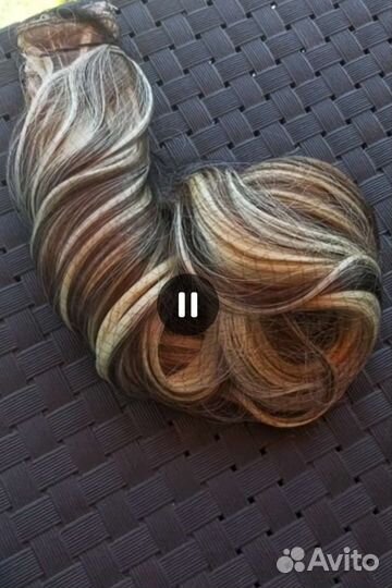 Волосы на резинке