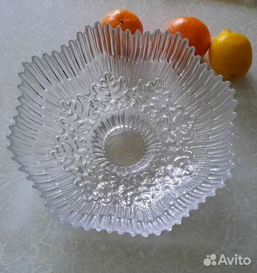 Салатник, ваза для фруктов - хрусталь