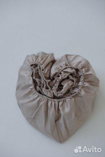 Тенсель latte постельное белье на резинке