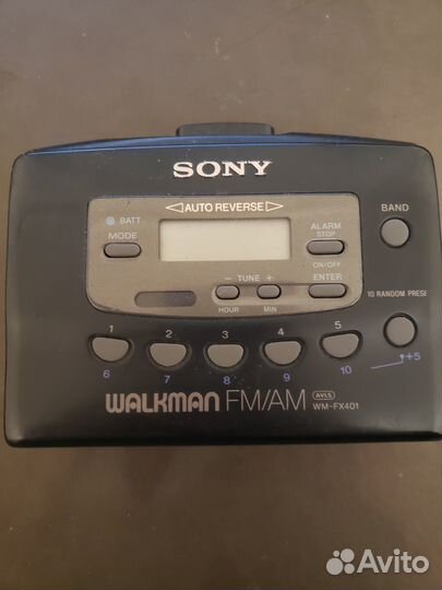 Кассетный аудио плеер sony walkman ретро из 90 х