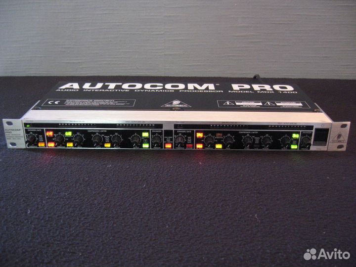 Behringer MDX1400 Autocom PRO. Comр, Limiter, Gate