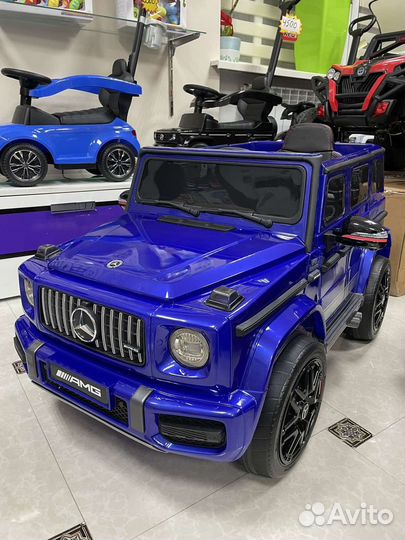 Электромобиль mercedes benz G63 двухместный гелик