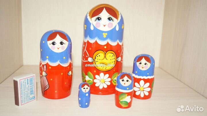 Матрешка 18см 4вида