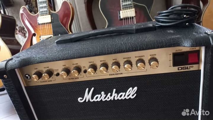 Ламповый гитарный комбоусилитель marshall-DCL 20