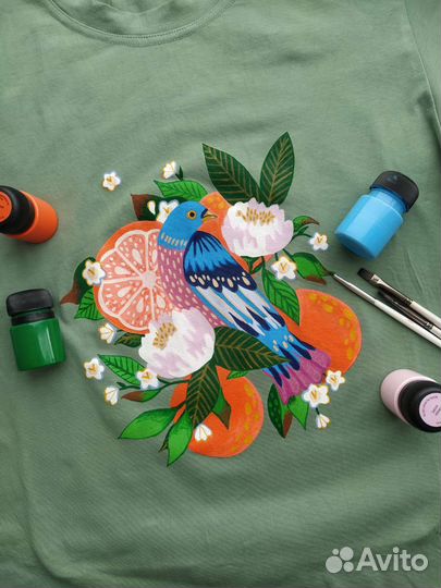 Кастом. Ручная роспись одежды, обуви и аксес-ов