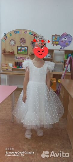 Нарядное платье для девочки 116 122
