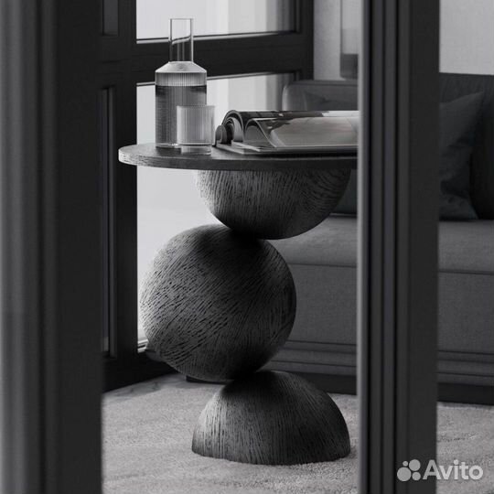 Подстолье из дерева дизайнерское опора из массива