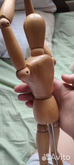 Деревянный манекен для обучения рисованию