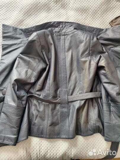 Кожаная куртка демисезонная