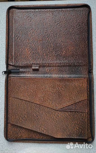 Кожаная папка А4