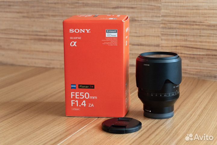 Объектив sony FE 50mm f/1.4