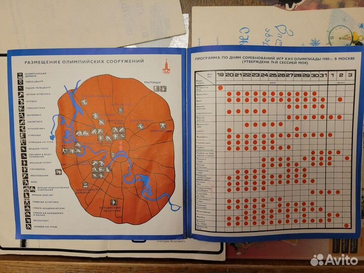 Москва олимпийская. Останкино. Брошюры СССР