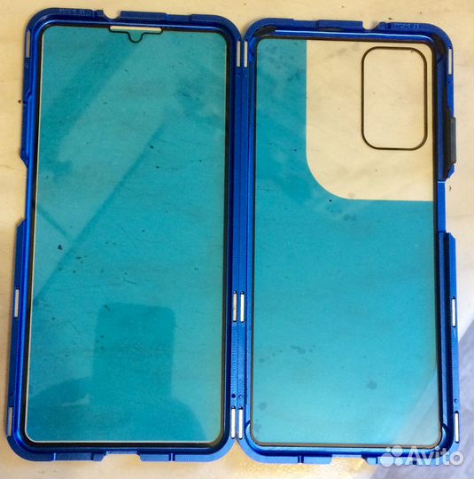 Чехол стеклянный двухсторонний для Xiaomi Redmi 9T