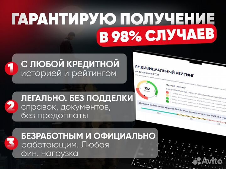 Помощь в получении кредита