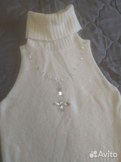 Жилет с воротом