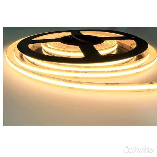 Светодиодная лента COB-512 LED/м, 10Вт, 24В, IP20