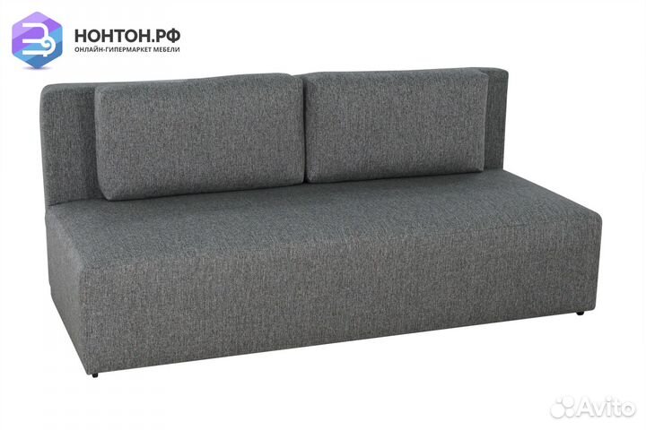 Диван еврокнижка Норд без боковин серый