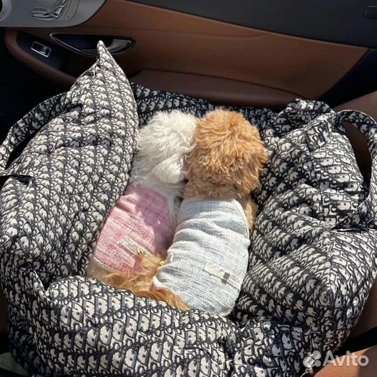 Сумка переноска для собак Dior