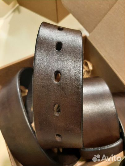 Ремень мужской из натуральной кожи ручной работы