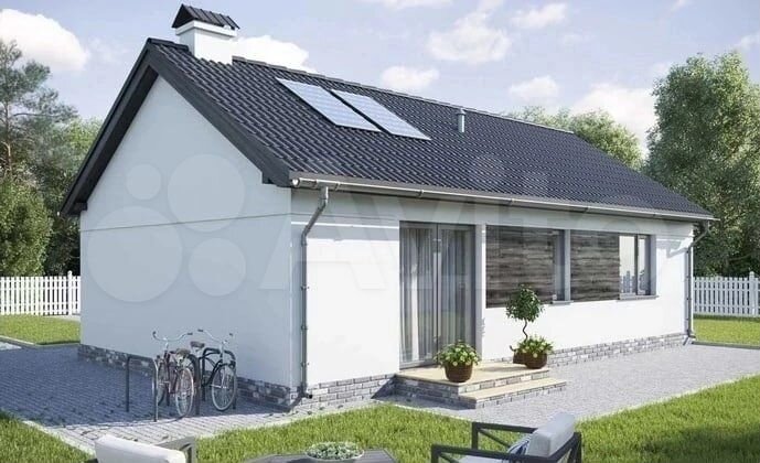 Дом 64,5 м² на участке 6 сот.