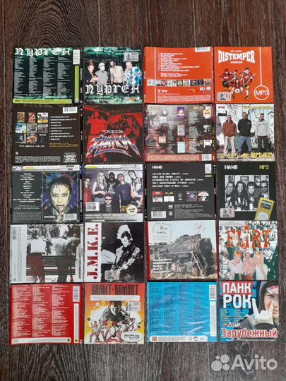 CD mp3 диски Rock Punk Metal