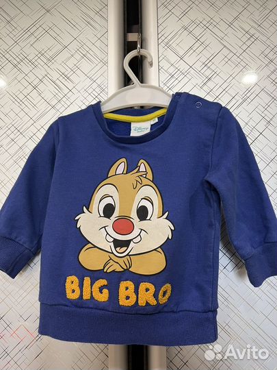 Толстовка для мальчика с начесом 80