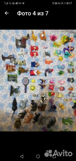 Игрушки из киндеров