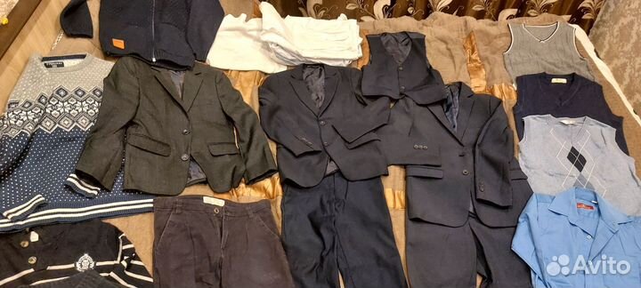 Костюмы школьные для мальчика 128 134 пакетом