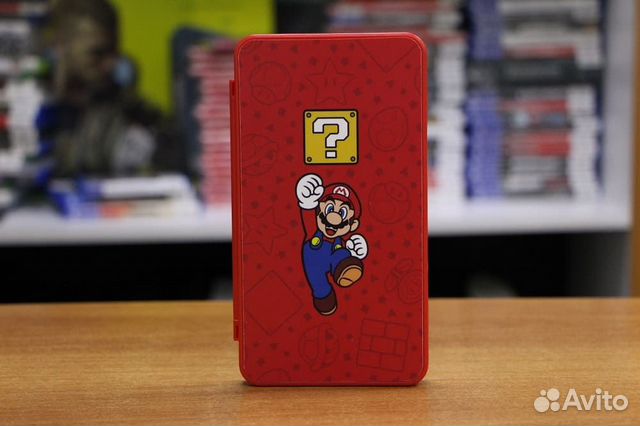 Кейс на 24 игры Switch Super Mario Question Block