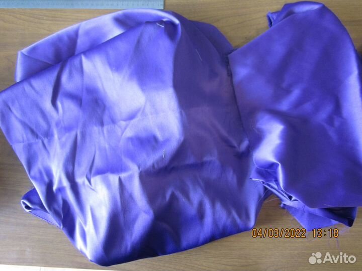 Остатки атласной ткани 125х65