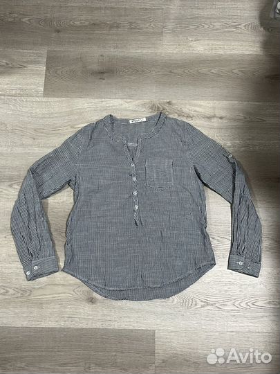 Рубашка без воротника женская