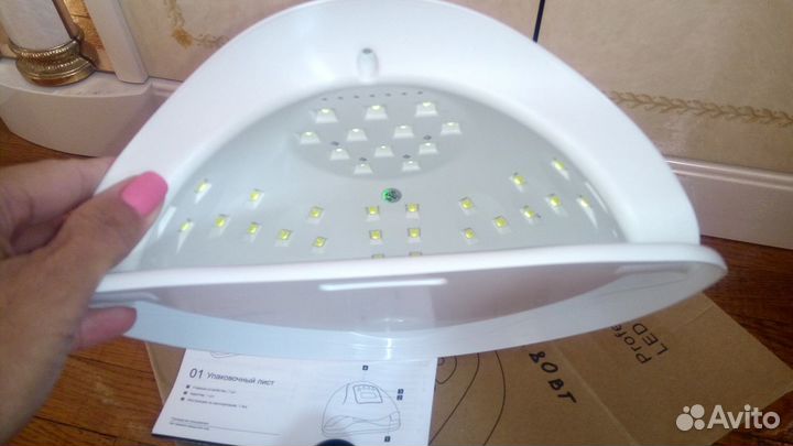 Лампа уф для сушки гель лака, геля