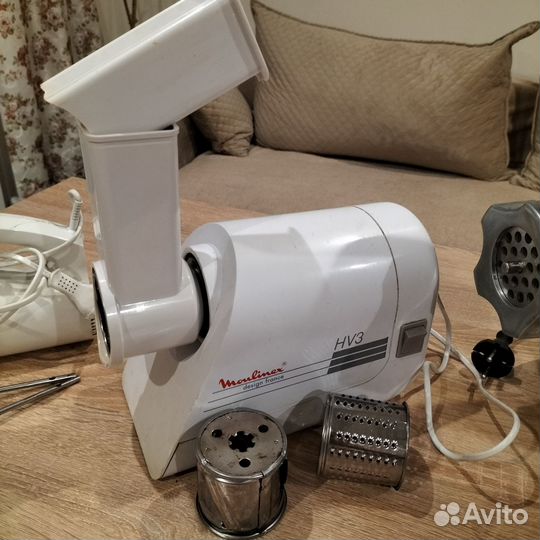 Мясорубка овощерезка moulinex hv8