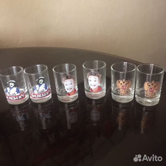 Рюмки хрустальные СССР, разные